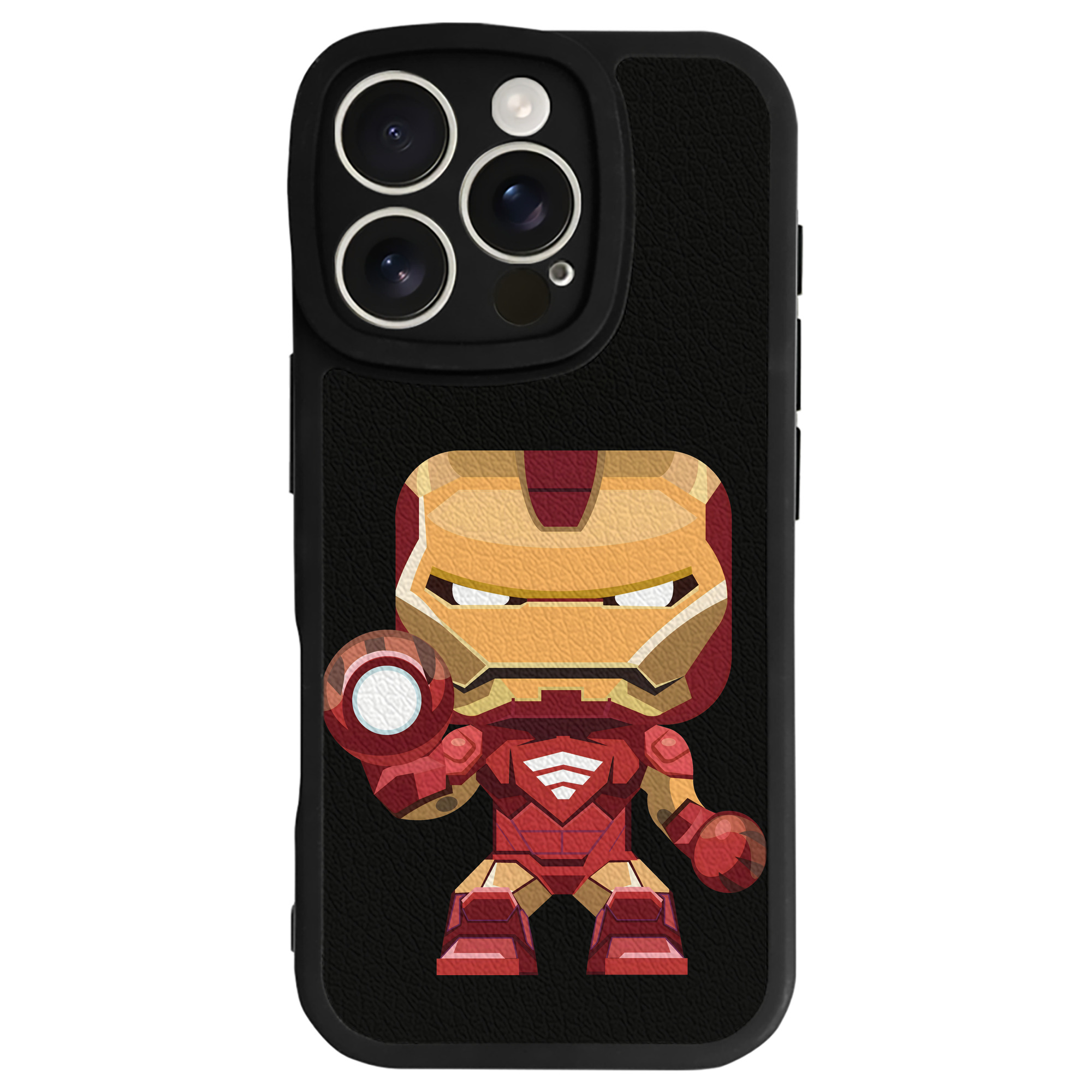 （画像用） アベンジャーズ The Avengers 【iPhone 16シリーズ対応】シリコンスマホケース（レザー調） 材質：シリコン